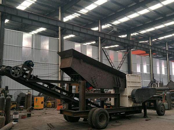 反击破移动式破碎站机械设备